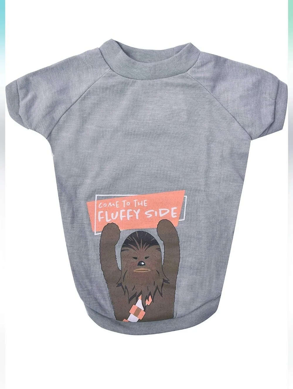 Dogs' Grey 'Fluffy Side' Chewbacca Graphic Tee